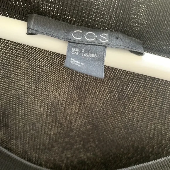 Cos black knitted dress size small - Picture 3 of 10